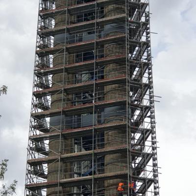 Děvínská vodárenská věž Praha - nátěr ocelové konstrukce