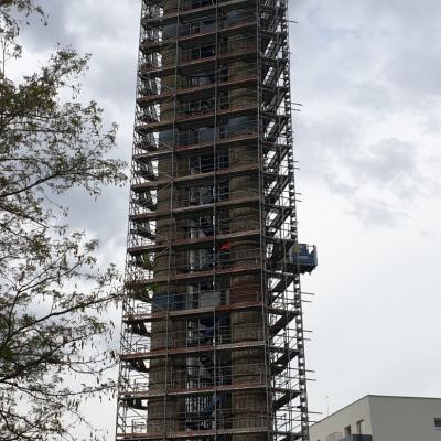 Děvínská vodárnská věž Praha - nátěry